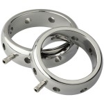 ELECTRASTIM - ANELLO ELETTROMAGNETICO PER PENE IN METALLO PRESTIGE 42 MM